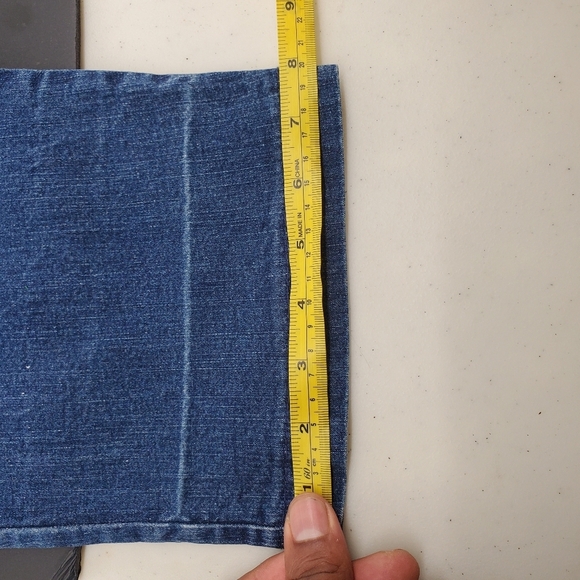 Croft & Barrow Woman's 2X Short Blue Denim Pull-On Jeans Elastic Waist Stretch - Picture 12 of 12